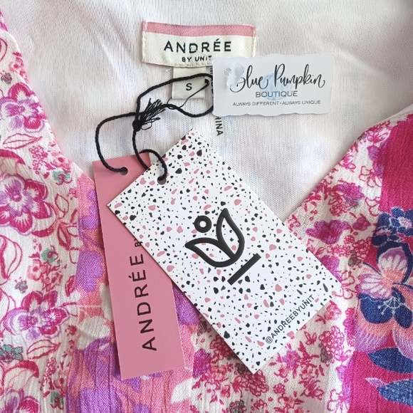 Andree by Unit Floral Mixed Print Babydoll Dress - Picture 9 of 11